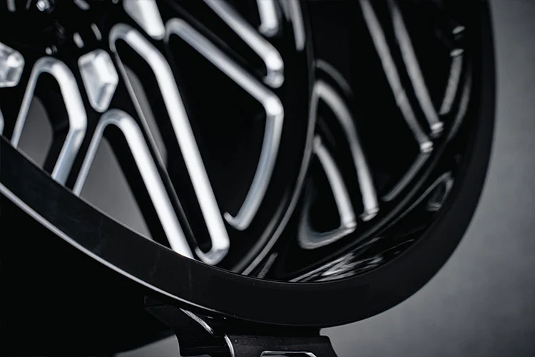 Forged 6061 T6 Gloss Black Milled